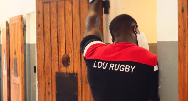 Visite du LOU rugby à Montluc